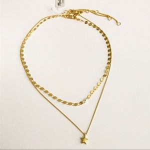 Madewell Star and Discs Necklace Set *READ* NWT